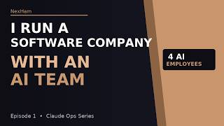 I Run a Software Company With an AI Team