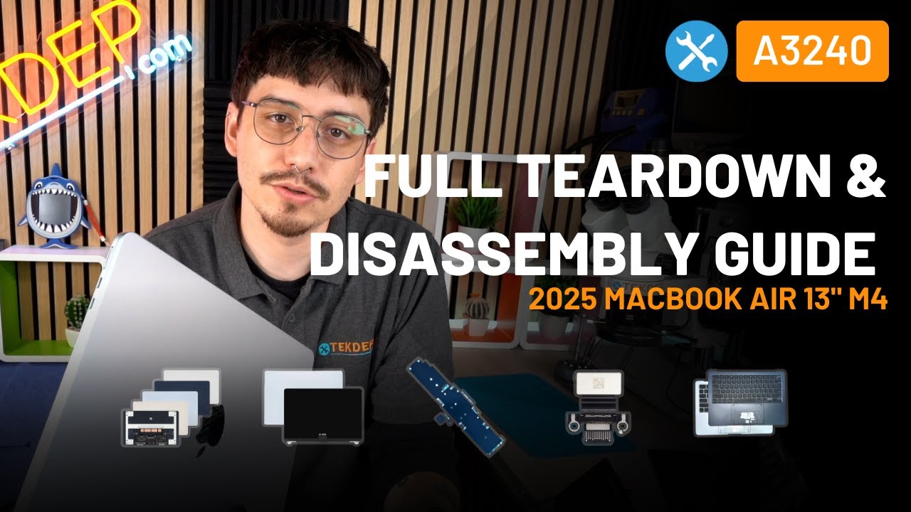 Inside the New M4 MacBook Air! A3240 Complete Teardown & Parts