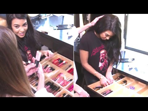 [full-video]-kourtney-kardashian-|-organizing-my-makeup-collection-|-lipgloss-and-lipstick-declutter