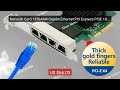 Network Card 1350AM4 Gigabit Ethernet PCI Express PCIE 1Gbps LAN Ad... — Top Rated 2026 | Buy Now!