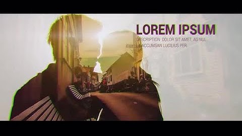 Double Exposure Slideshow Premiere Pro Templates