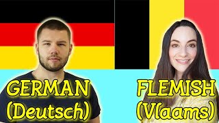 Similarities Between German and Belgian Dutch (Flemish)