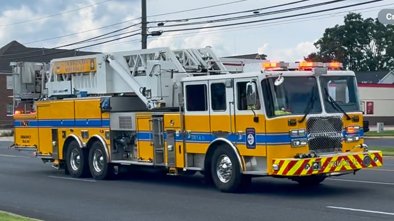 Fire Rescue Youtube Truck 11 Responding | Augusta County Fire Rescue - YouTube