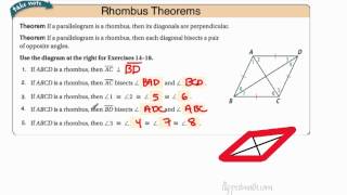 5 4 Conditions for Rhombuses & Rectangles