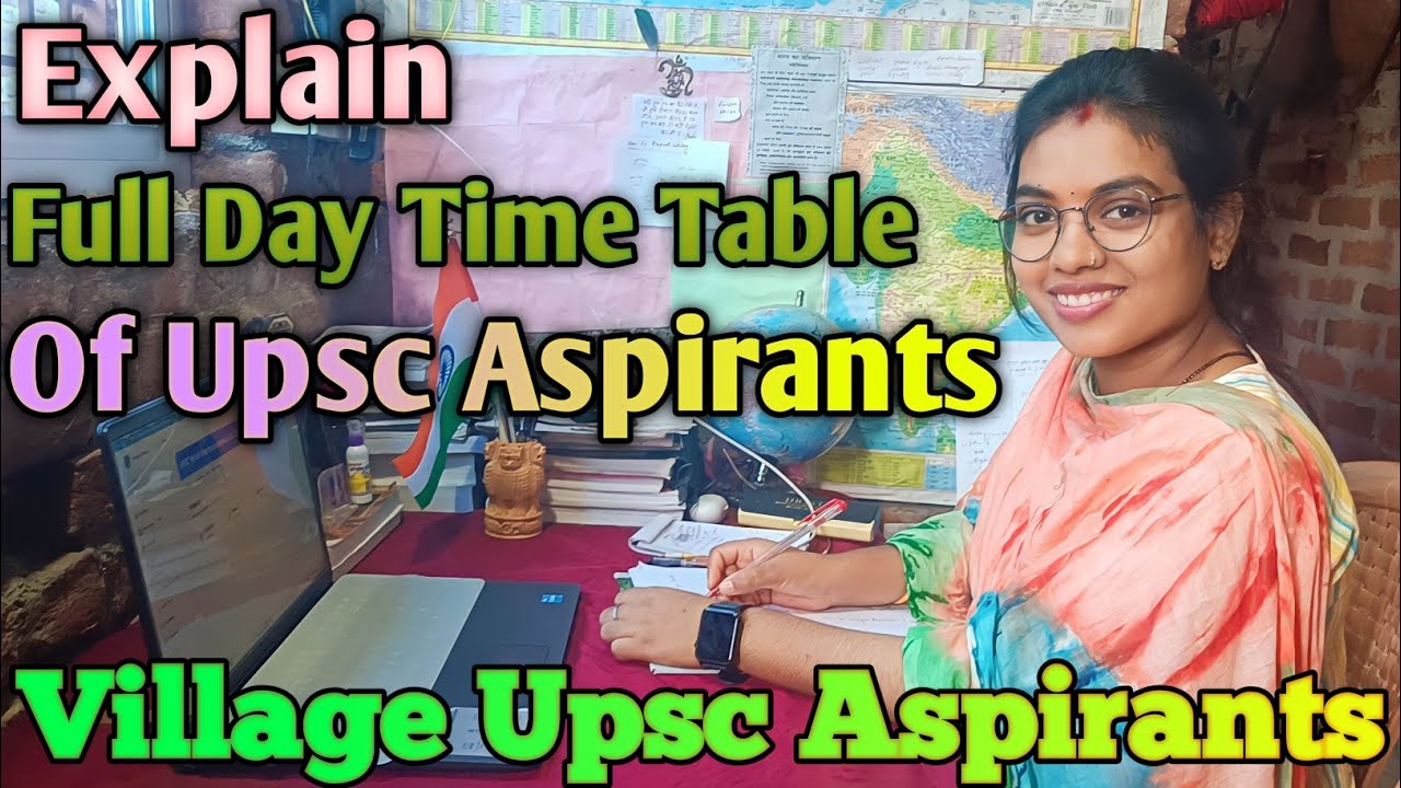 vlog-185-explain-full-day-time-table-of-upsc-aspirants-village