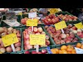 Рынок в Германии, городок Фюрт. Краткий видеообзор товаров и цен