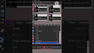 How make heart shape in inkscape | Shapes making in INKSCAPE Part - 1 | #inkscape #shorts