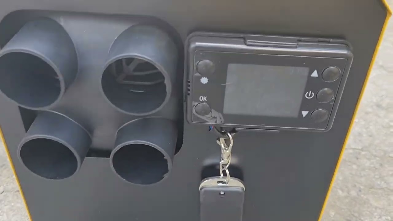 Дизельный автономный отопитель Ballu BHDN-5 для лодки и палатки. Распаковка, разборка и запуск.