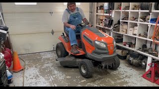 Husqvarna Y2H 18542 Lawn Tractor Riding Mower Complete Service