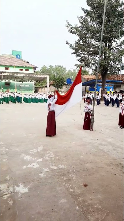 Upacara Bendera SD, MI, Dan SMP #sekolah #upacara #shorts #shortvideo #fyp