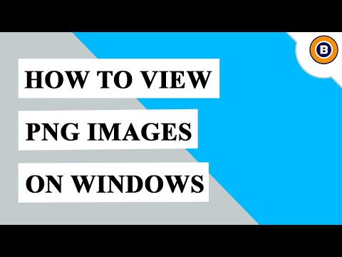 Video: How To Open A Png File