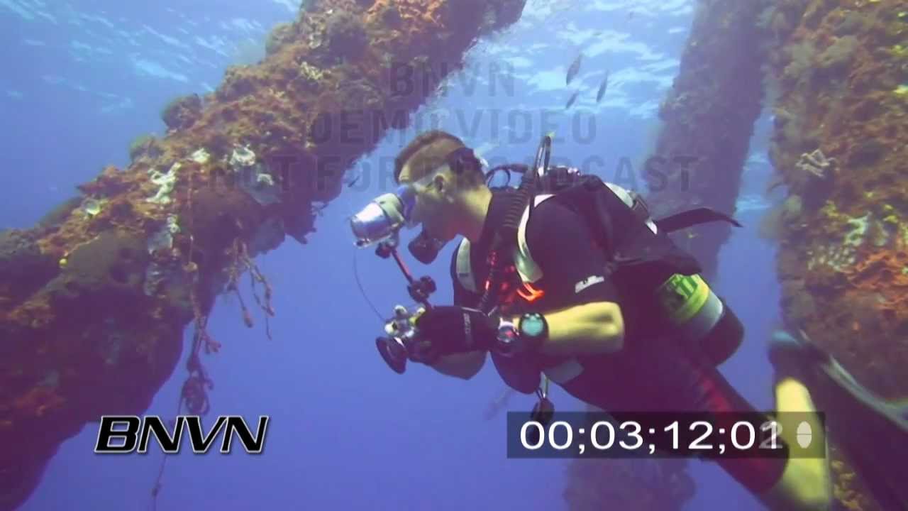7/22/2007 L-Tower Photo Divers B-Roll Stock Footage