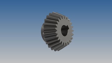 Autodesk Inventor 2019 exercise model for beginners-Bevel Gear
