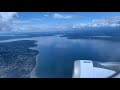 Departure from Seattle, Tacoma International Airport.