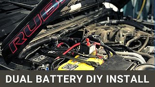JEEP JKU Dual Battery System and 12v Outlets DIY DETAILED INSTALL
