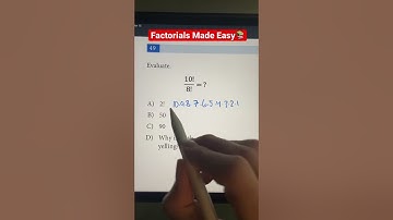 Simplifying Factorials Using Algebra | JusticeTheTutor #shorts #maths #math #mathematics #learning