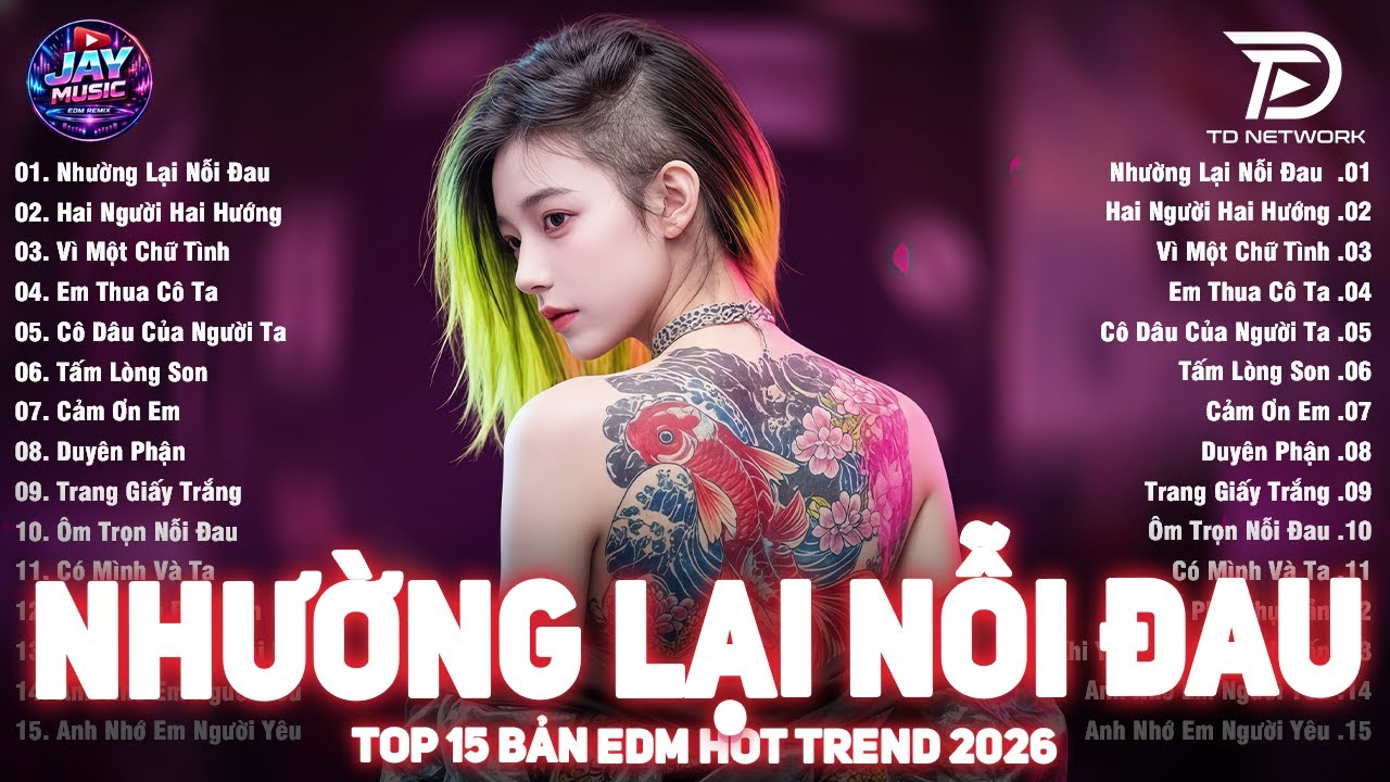Nhường Lại Nỗi Đau Remix | BXH Nhạc Trẻ Remix Hay Nhất 2026 | Top 15 Bản EDM TikTok TRIỆU VIEW