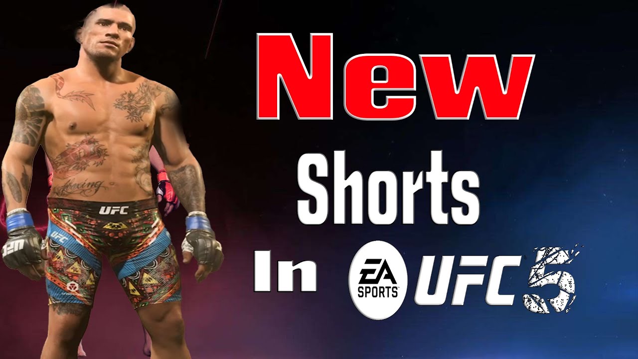 New Custom Shorts In UFC 5 (Pereira, Holloway And More) - YouTube