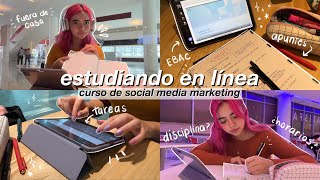 💻 vlog estudiando online ¿funciona? // estudiando en EBAC Social Media Marketing 🎧