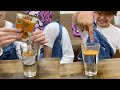 水にシナモンを浮かべて指を入れると...？ #Shorts