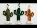 DIY como hacer un CACTUS en MACRAME (paso a paso) | DIY Macrame Cactus Wall Hanging (step by step)