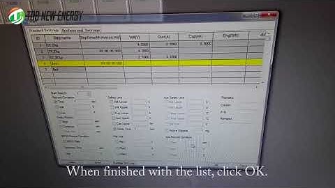 How to use NEWARE polymer battery tester