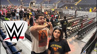 I TOOK THE BIGGEST WWE HATER TO HER FIRST WWE SHOW #wwe
