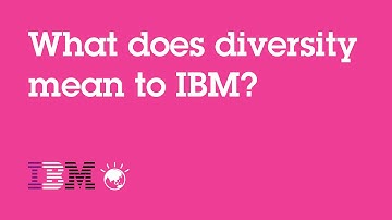 What does diversity mean to IBM?