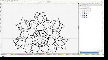 I make a mandala in Inkscape