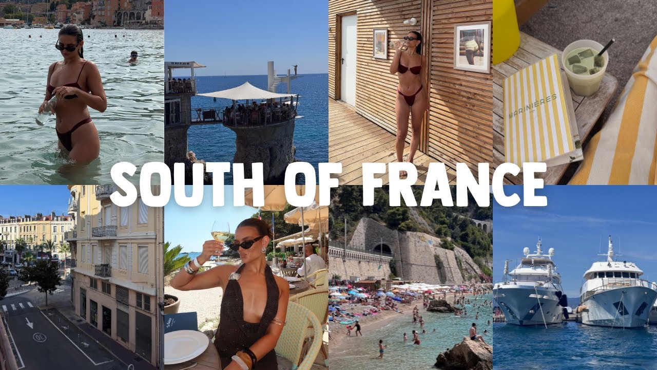 South of France Vlog: Cannes, Old Nice, Villefranche sur Mer, La Guerite, Le Plongeoir, Medusa