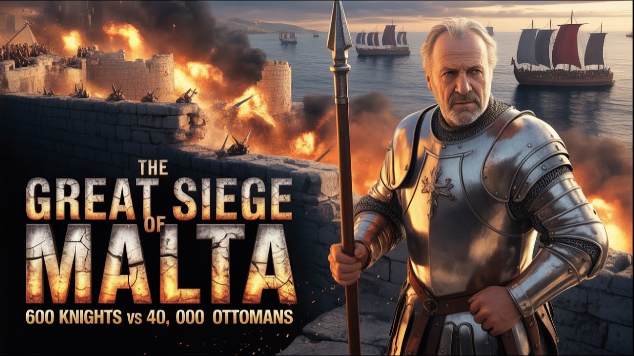 The Great Siege of Malta (1565) – When 600 Knights Stopped the Ottoman Empire