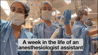 Surprising things anesthesiologist assistants do in a day- Day in the life vlog