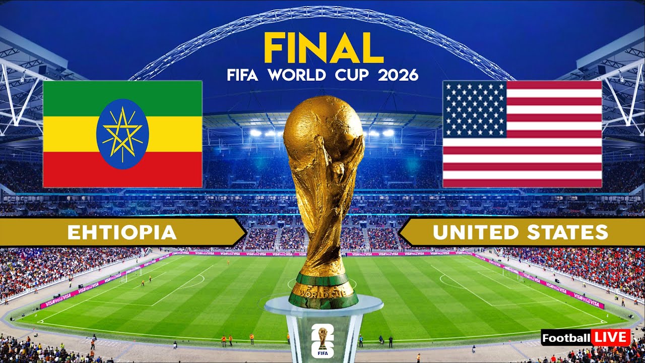 ETHIOPIA vs UNITED STATES - FIFA World Cup 2026 Final USA | Full Match All Goals | Simulation PES