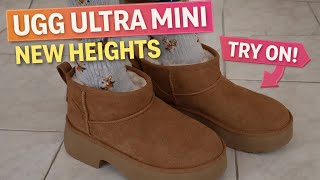 UGG Ultra Mini New Heights Review | Platform UGGs Worth It? Fit, Comfort & Styling