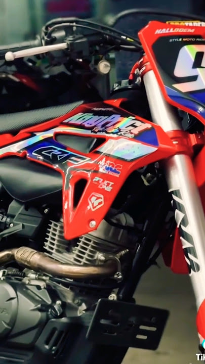 CRF150L MODIFIED / MODIFIKASI SUPERMOTO CONCEPT - OWNER HALLODEM