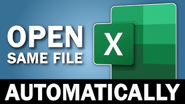How to Open the Most Recent File when Excel Starts