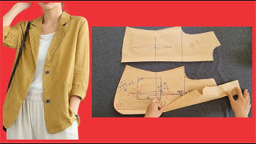 Thật đấy 15 phút là thiết kế được Áo  giả vest Bâu Danton cài eo | Hướng dẫn cắt may #46