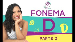 Fonema d en palabras 2/3 (terapia del lenguaje) (mejorar pronunciación) (ejercicios habla)