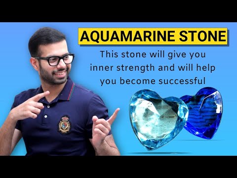 AQUAMARINE STONE | Aquamarine Stone Benefits | Origin and Price of Aquamarine stone |