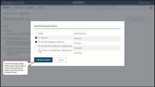 uPerform How To: Restore Content to the Document Library