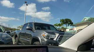 Parking lot trash tornado