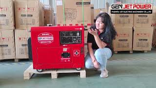 5KW to 10KW Air Cooled Silent Diesel Generator for home Reliable and low cost generator