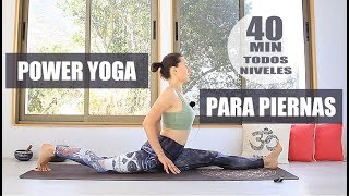POWER YOGA - piernas flexibles, hanumanasana 40 min | MalovaElena