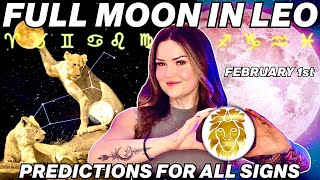 Full Moon in Leo 2026 ♌️ MAJOR Glow Up \u0026 Drama! Horoscopes for ALL Signs
