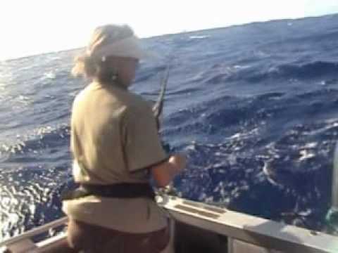 Aitutaki Fishing Black Pearl Charters Mahimahi Small Yellowfin Tuna-11-08-2015