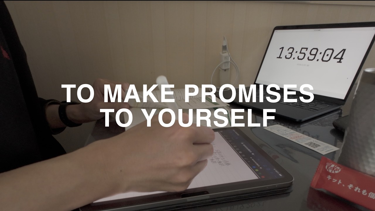 Promise Yourself. | STUDY WITH ME | 10min