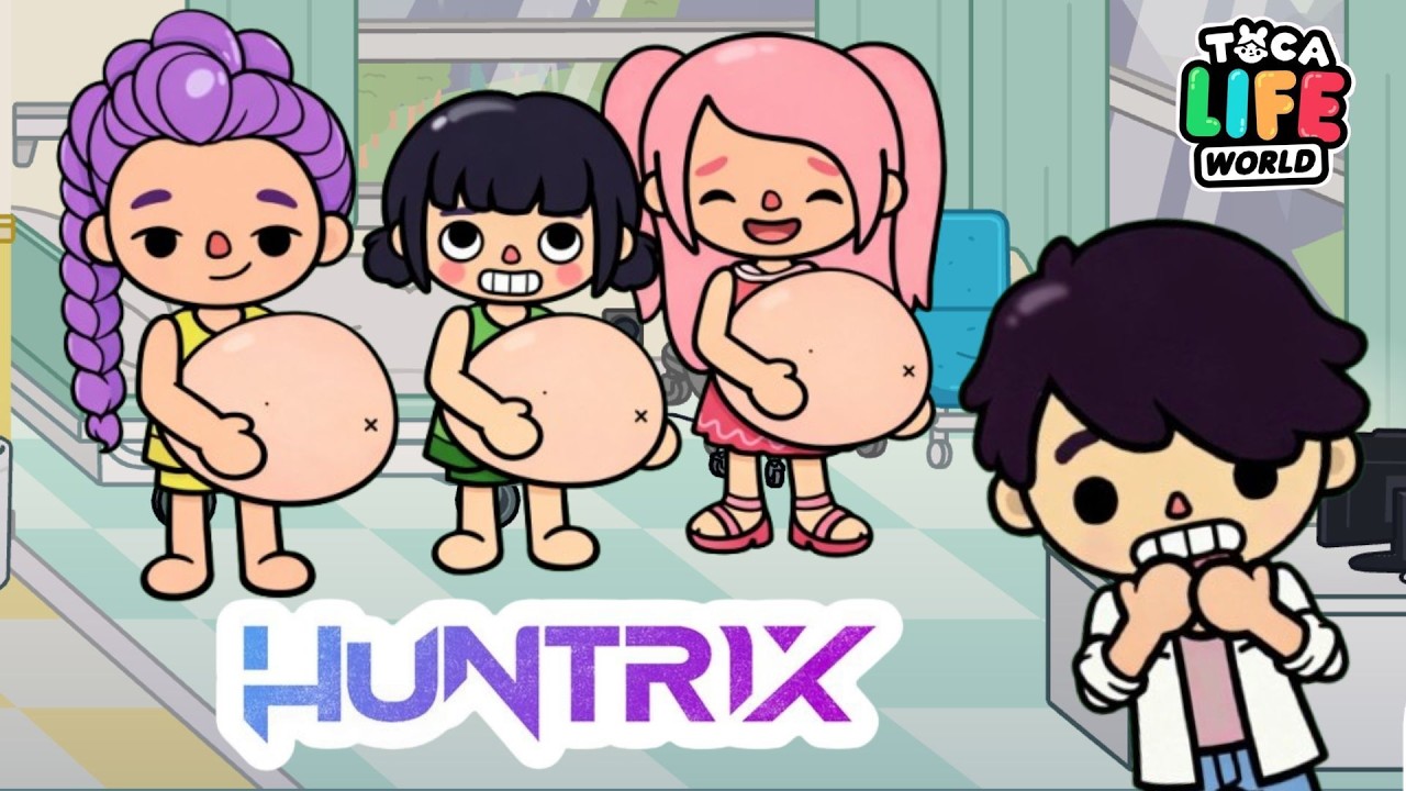 Huntrix They Will Soon Become Mothers 🤰🍼 Kpop Demon Hunters | Toca Boca Story  #tocahasna