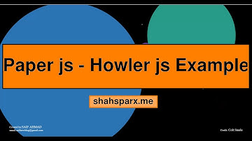 paper js-howler js example - PATATAP clone