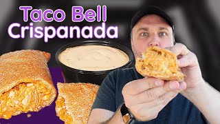 Trying the NEW Taco Bell Crispanada with Every Single DIPPING SAUCE! 🧀 🌮 🔔 🔥