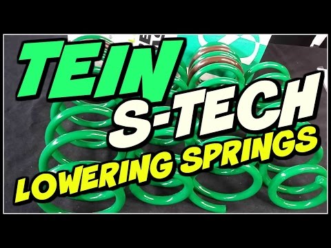 TEIN S TECH LOWERING SPRINGS UNBOXING!!